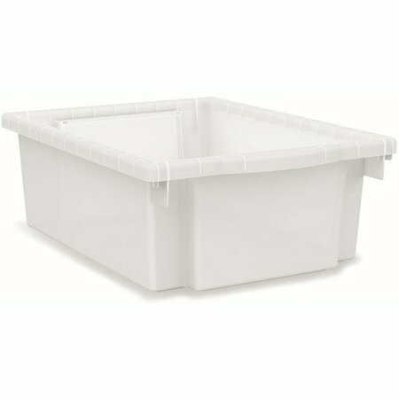 HON FLAGSHIP STORAGE BINS, 12.75 X 16 X 6, TRANSLUCENT, TWO MEDIUM TRAYS AND FOUR RAILS/KIT HONHFMBIN6